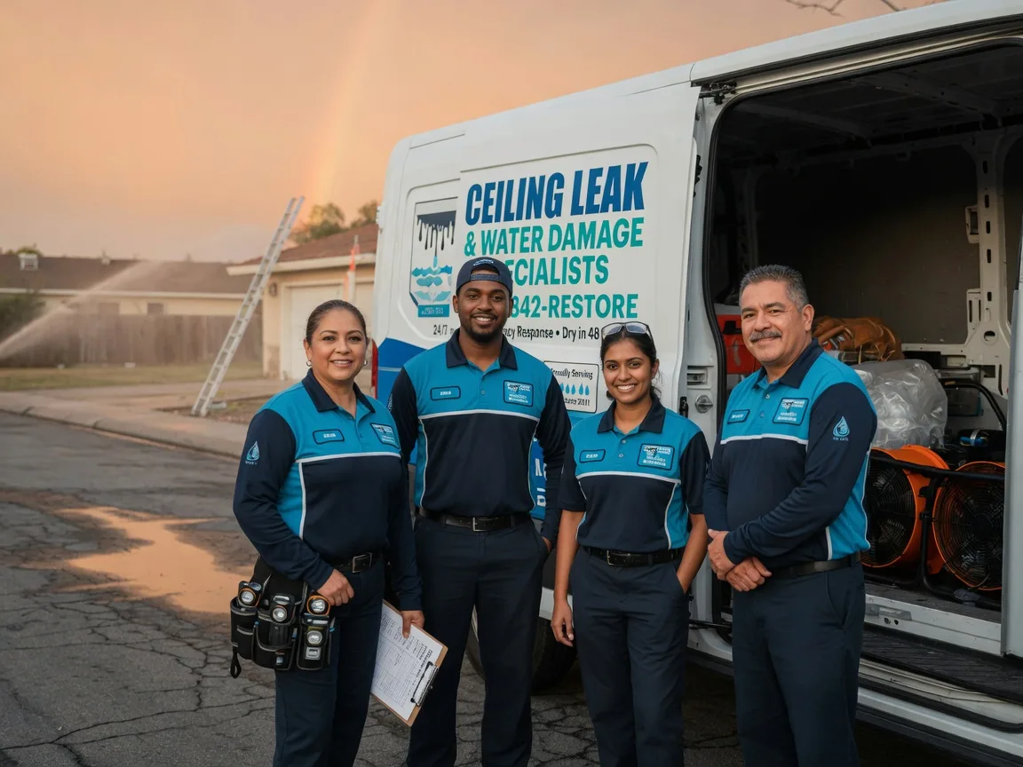 Ceiling Leak Cleanup company in San Perlita, TX